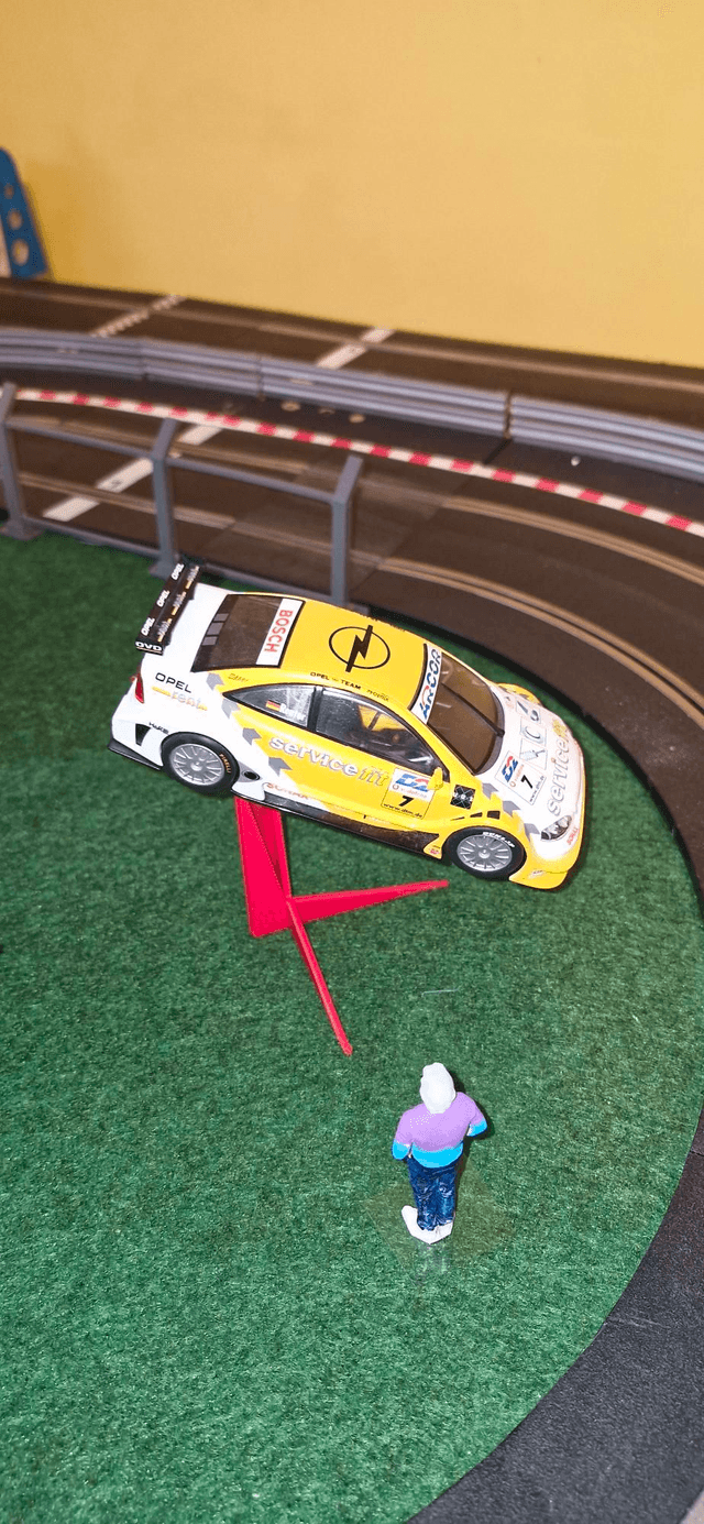 Car display stand.