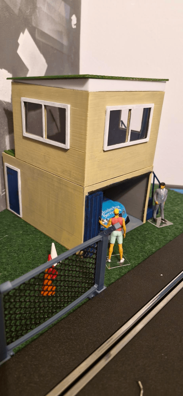 Garage/Office Building.