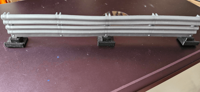 Trackside barrier clips.(Black  X15pcs)