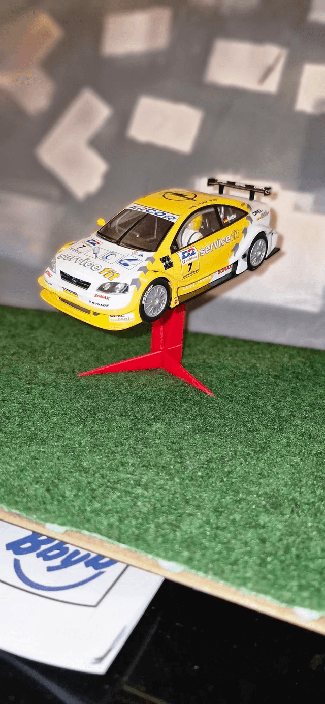 Car display stand.